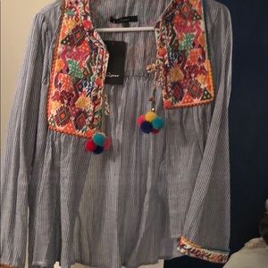 Boho crop cardigan